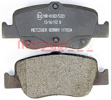 METZGER 1170334 GREENPARTS Bremsbelagsatz, Scheibenbremse